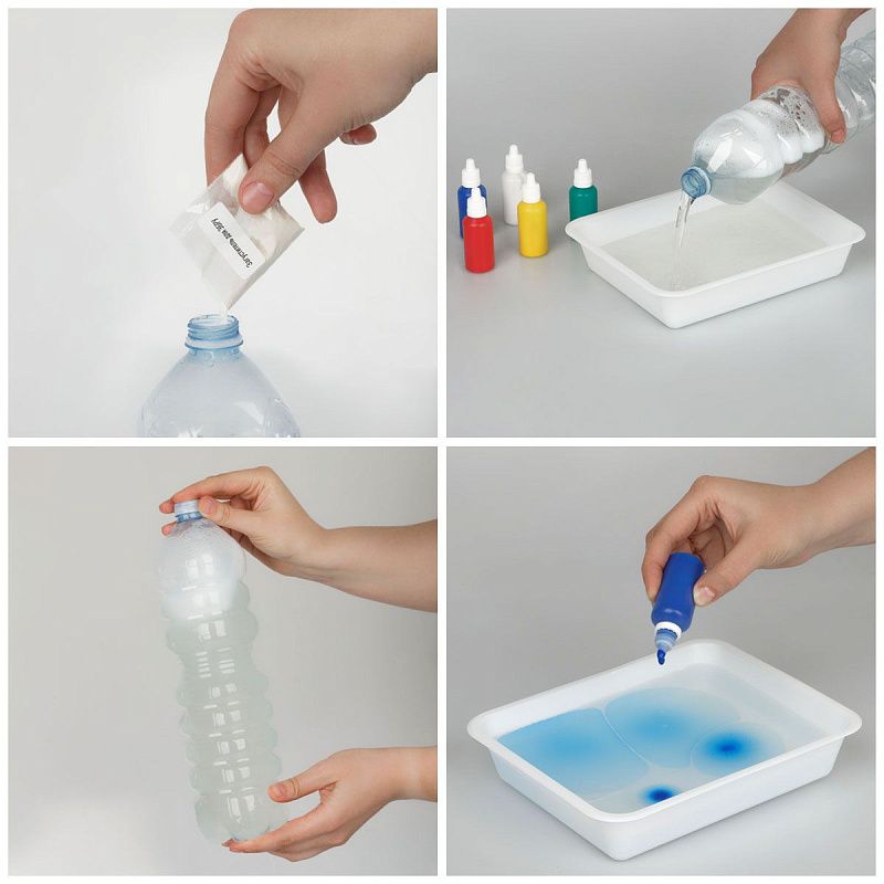 Набор для рисования на воде ТРИ СОВЫ "Краски Эбру", 5 цветов, А5, картонная коробка