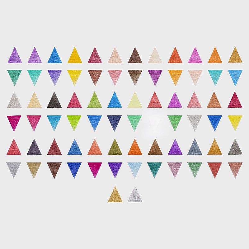 Карандаши цветные Красин "Алые паруса", 72цв., трехгран., заточен., картон, европодвес