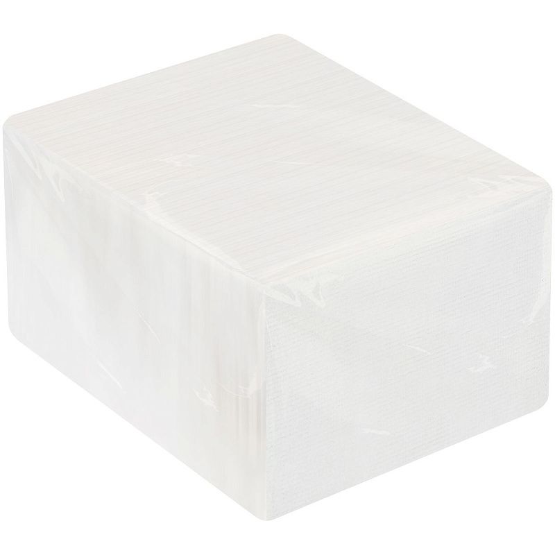 Салфетки бумажные диспенсерные OfficeClean (N2), 1-слойные, 17*17,5см, белые, пленка, 300шт. 