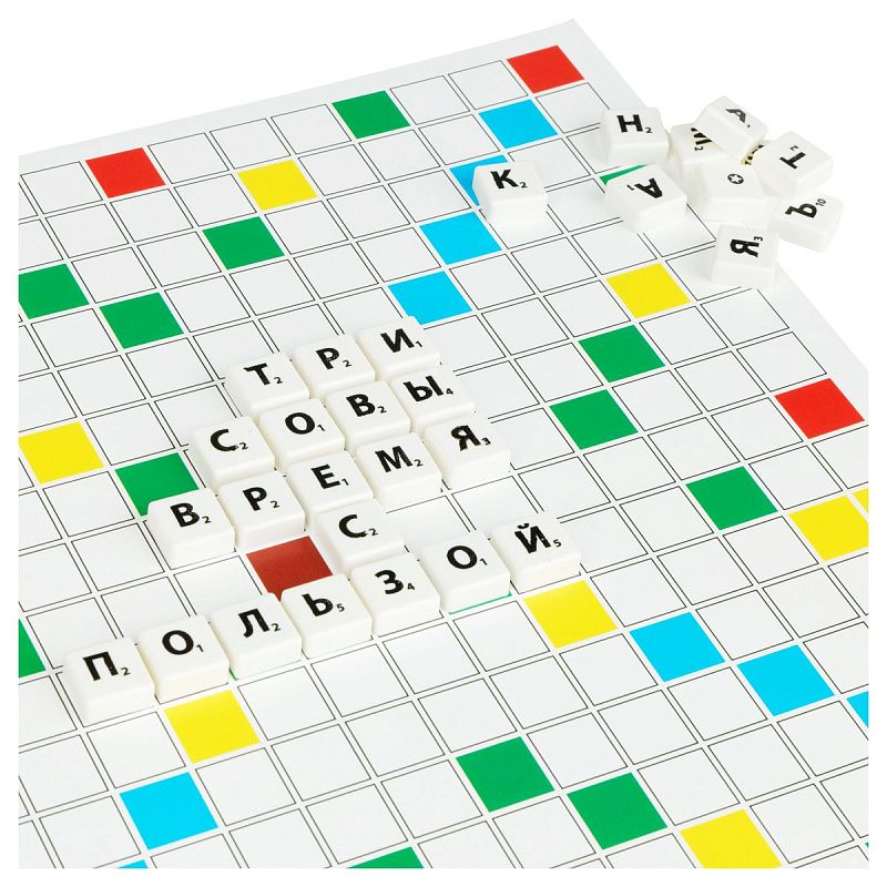 Игра настольная ТРИ СОВЫ "Словодел", 27*27см, картонная коробка 