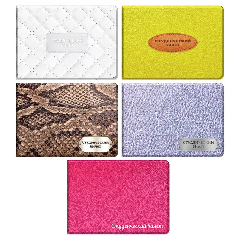 Обложка для студенческого билета OfficeSpace ПВХ, фотопечать 