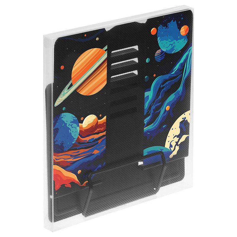 Подставка для книг СТАММ, металлическая, регулируемый угол наклона, "Космос" 