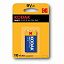 Батарейка алкалиновая 1 шт. KODAK Max Super Alkaline, Крона 9V (6LR61, 6LF22, 1604A), блистер, Б0005130