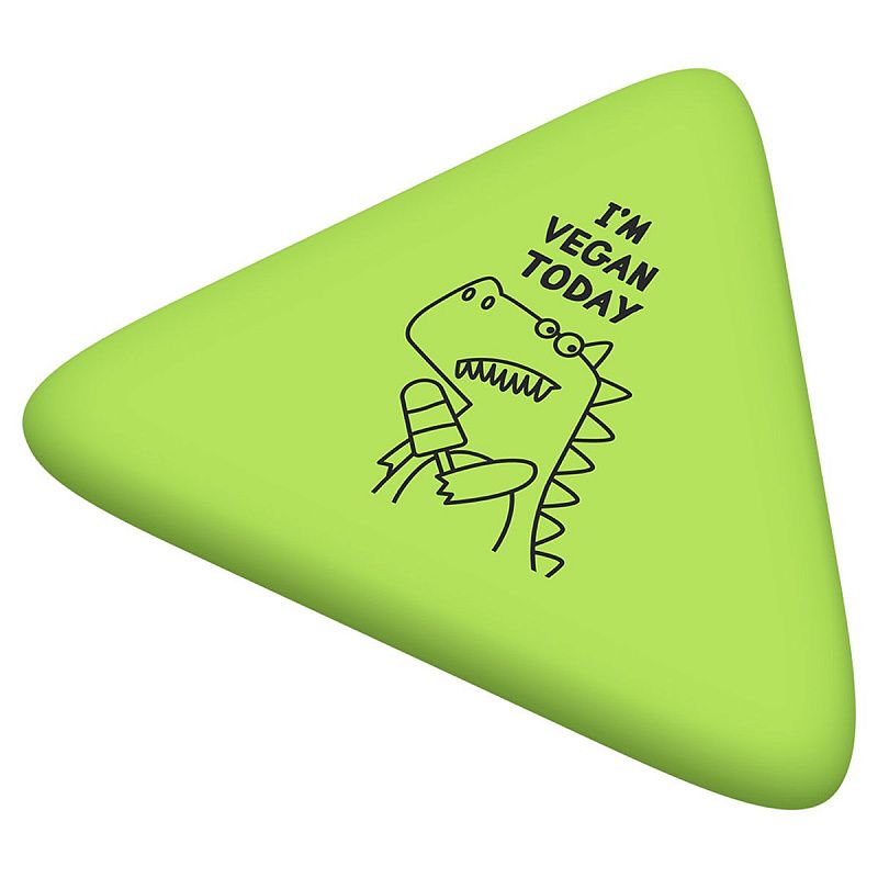 Ластик Berlingo "Dino", треугольный, термопластичная резина, 50*44*7мм 