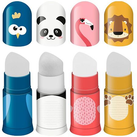 Точилка пластиковая с ластиком Faber-Castell "Faces" 1 отверстие, контейнер, ассорти 
