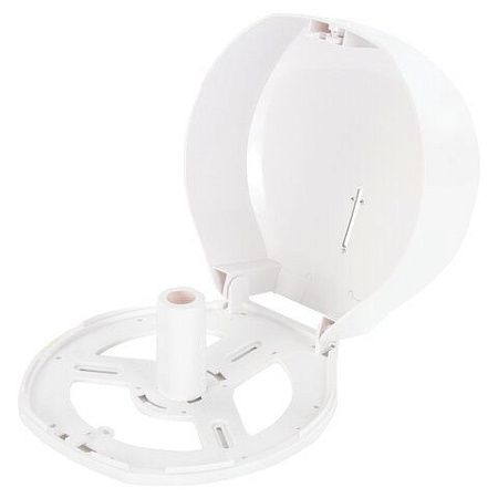 Диспенсер для туалетной бумаги LAIMA PROFESSIONAL BASIC (Система T2), малый, белый, ABS-пластик, 606682 