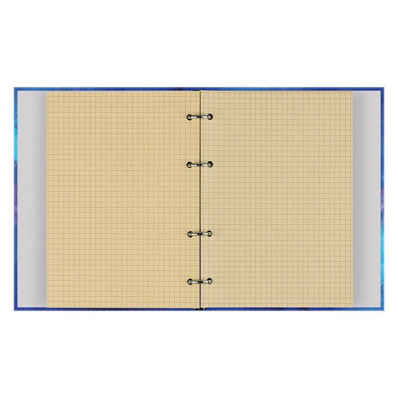 Тетрадь на кольцах А5, 200л., BG "Очень занят", 4 цвет. блок, глянцевая ламин., выб. лак