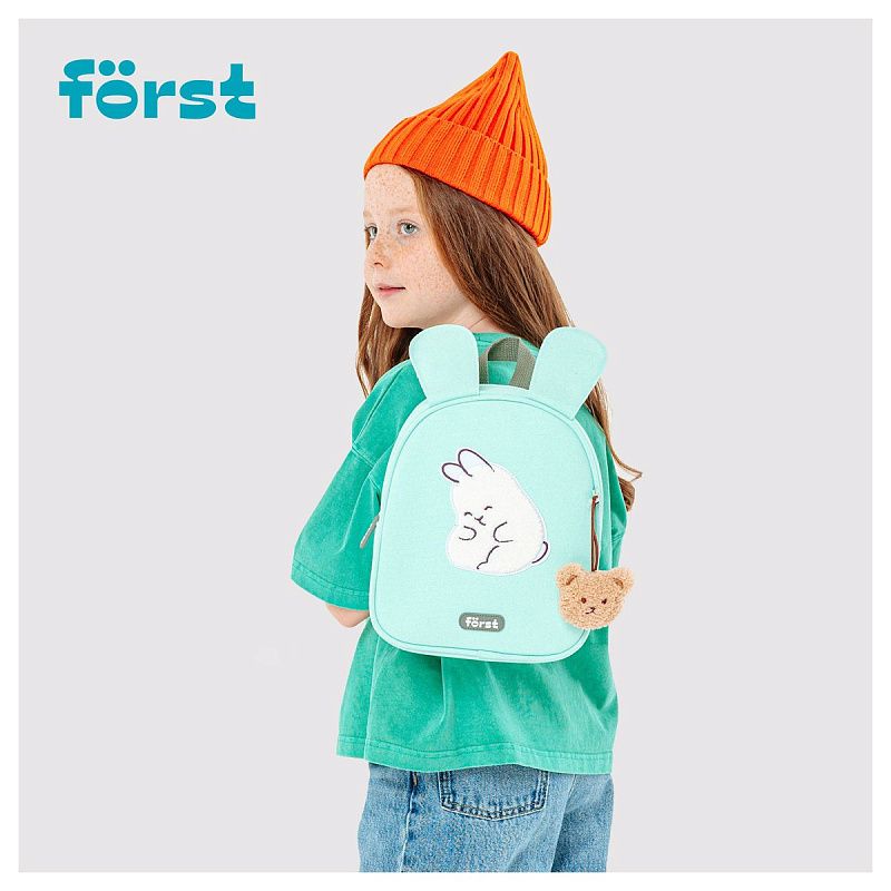 Рюкзак Först F-Kids "Sweet bunny" 25*21*10см, 1 отделение, уплотненная спинка 
