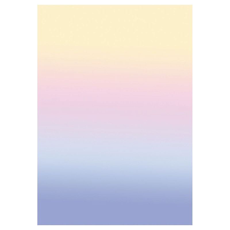 Упаковочная бумага глянц. 70*100см, MESHU "Gradient", 80 г/м2, ассорти, 5 дизайнов