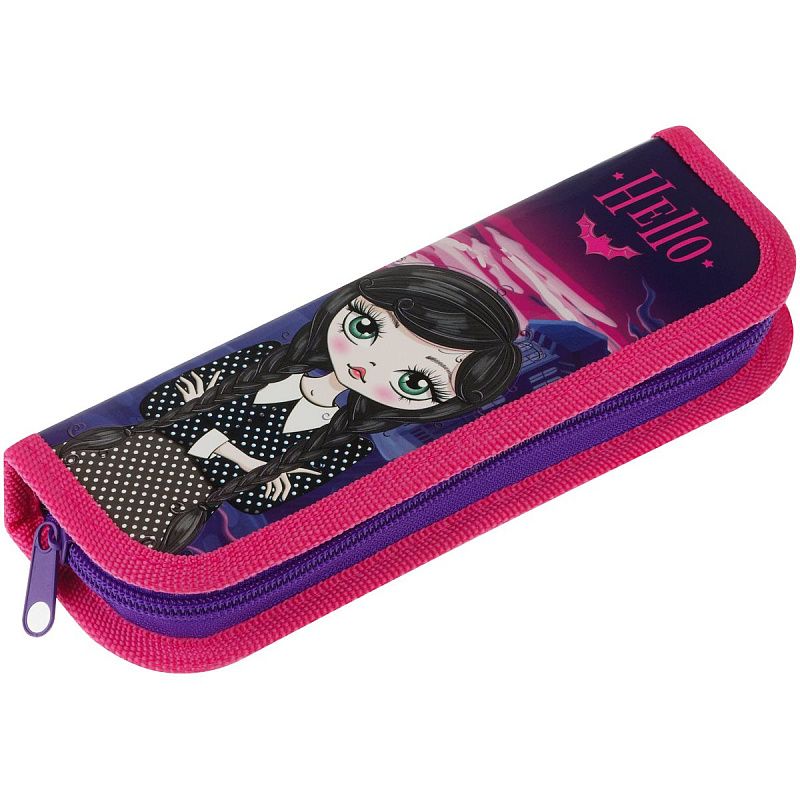 Пенал 1 отделение, 190*60 ArtSpace "Girlsday", ламинированный картон 