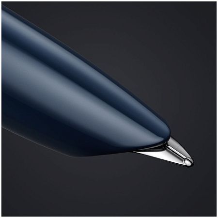 Ручка перьевая Parker "51 Midnight Blue CT" черная, 0,8мм, подарочная упаковка 