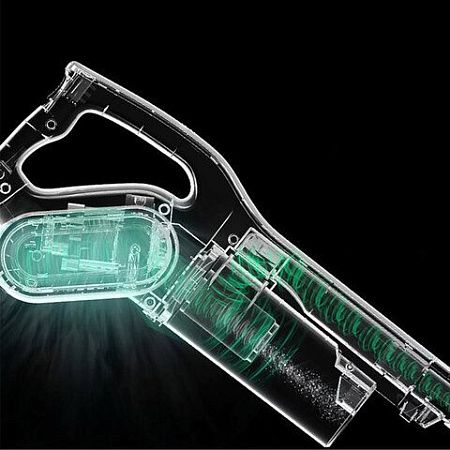 Пылесос вертикальный DEERMA DX700, 2 в 1, потребляемая мощность 600 Вт, контейнер 0,8 л, белый