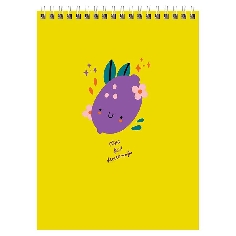 Блокнот А5 80л. на гребне BG "На позитиве"