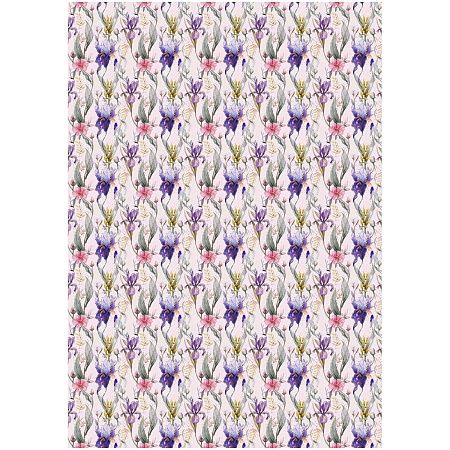 Упаковочная бумага глянц. 70*100см, MESHU "Весеннее настроение", 80г/м2, ассорти 5 дизайнов