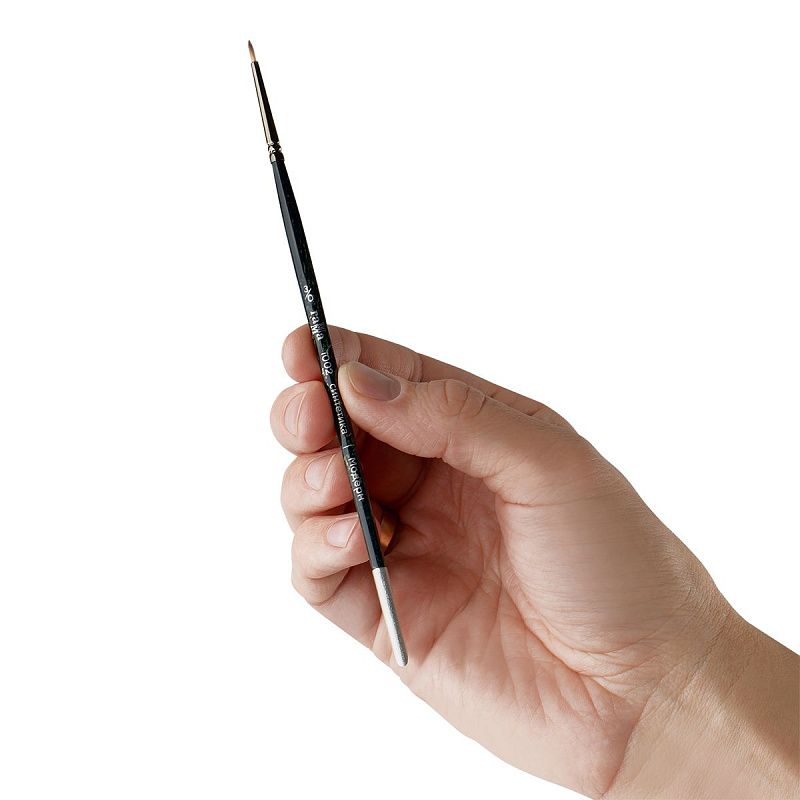 Кисть художественная синтетика Гамма "Модерн", круглая №3/0, короткая ручка