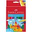 Фломастеры Faber-Castell "Замок", 12цв., смываемые, картон, европодвес