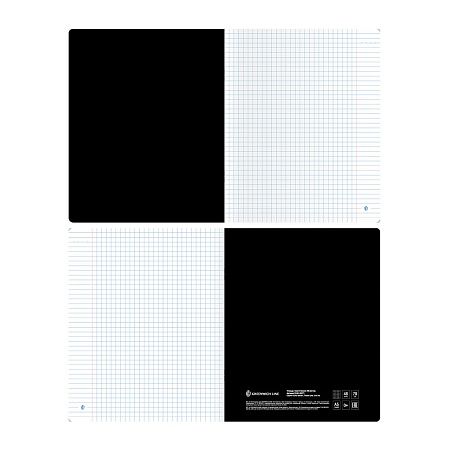 Тетрадь предметная 48л. Greenwich Line "Сolor black" - Геометрия, софт-тач ламинация, выборочный УФ-лак, 70г/м2