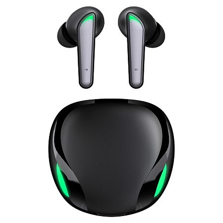 Наушники с микрофоном беспроводные Smartbuy Viper 2, Bluetooth 5.0, TWS, сенс. упр., разъем Type-C, черный