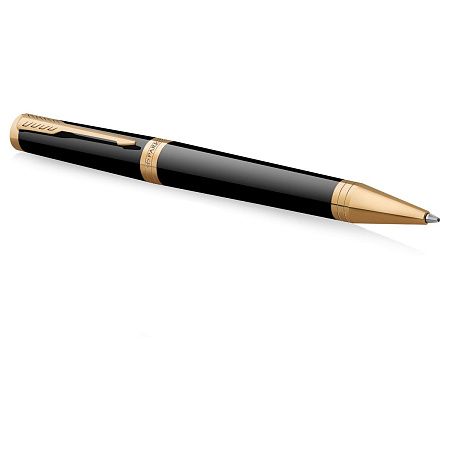 Ручка шариковая Parker "Ingenuity Black GT" 1мм, черная, подарочная упаковка 