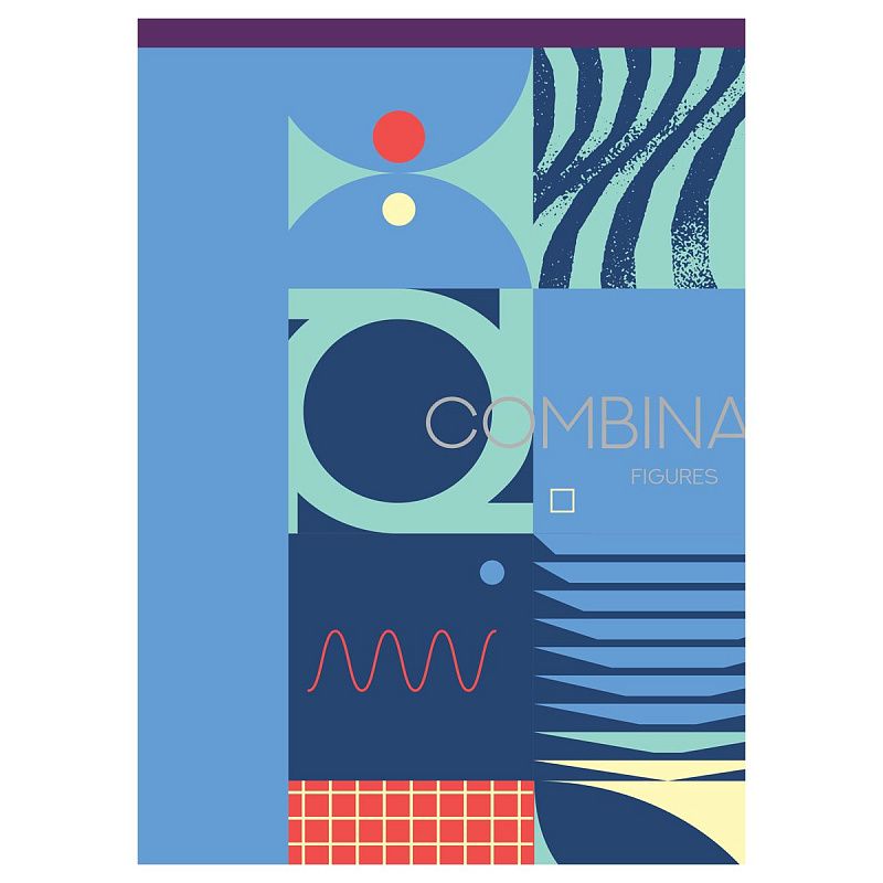 Тетрадь 48л., А4, клетка GreenwichLine "Wrong form", матовая ламинация, тиснение фольгой, 70г/м2