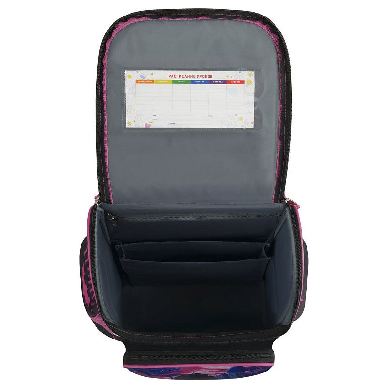 Ранец ArtSpace Junior "GirlsDay" 37*28*21см, 1 отделение, 3 кармана, анатомическая спинка 