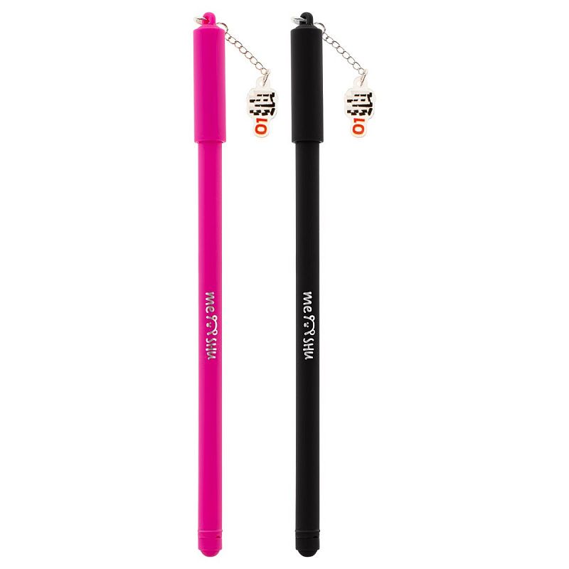 Ручка шариковая MESHU "Anime" синяя, 0,7мм, корпус ассорти, с топпером 