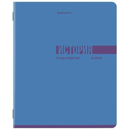 Тетради предметные, КОМПЛЕКТ 12 ПРЕДМЕТОВ, 48 л., обложка картон, BRAUBERG "VIBE", 405163