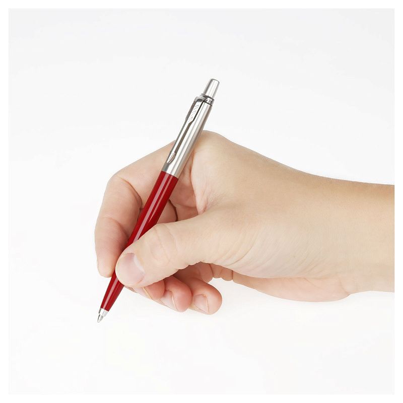 Ручка шариковая Parker "Jotter Originals Recycled Red CT" синяя, 1,0мм, кнопочн., подарочная упаковка 
