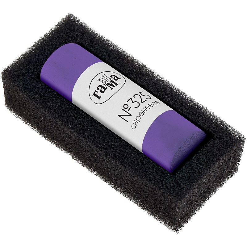 Пастель художественная Гамма, сиреневая №325, штучная, картон. упаковка