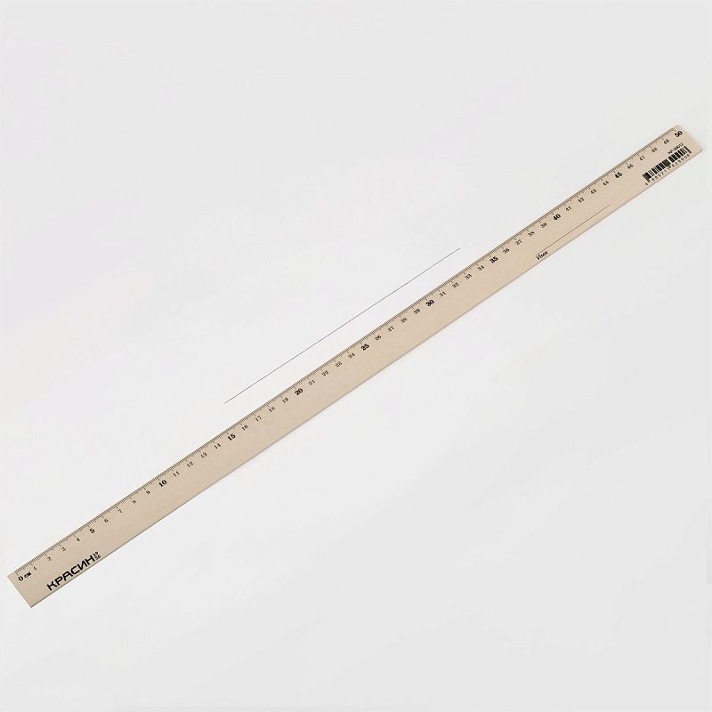 Линейка 50см Красин "Стандарт", дерево 