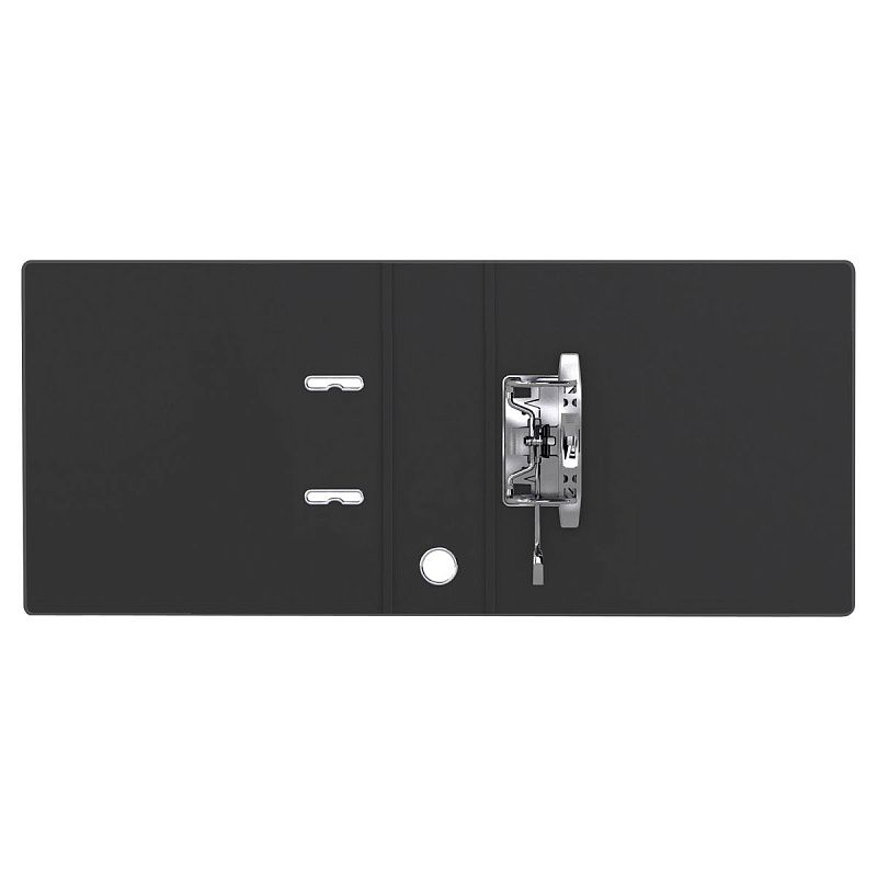 Папка-регистратор Berlingo, 70мм, А5, горизонтальная, ПВХ, с карманом на корешке, черная 