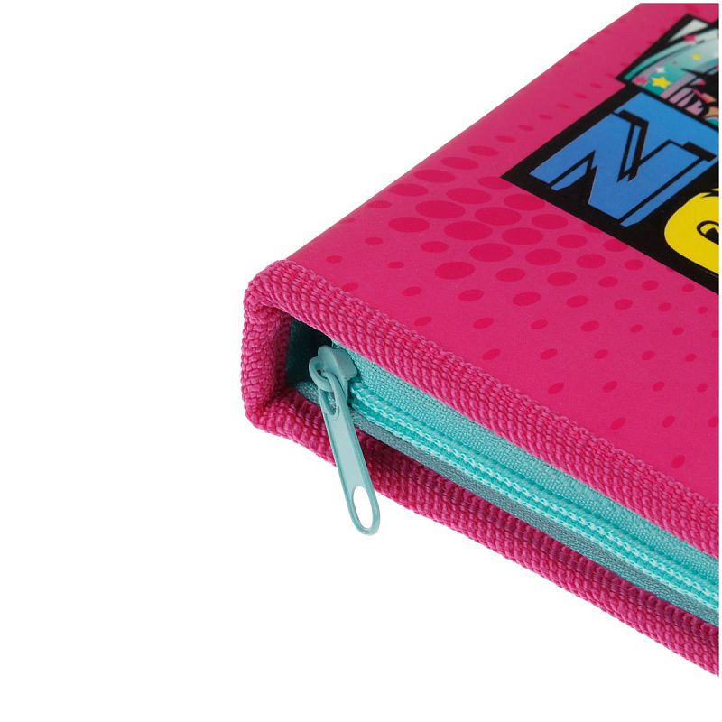 Пенал 1 отделение, 190*115 ArtSpace "Bright", ламинированный картон, софт-тач 