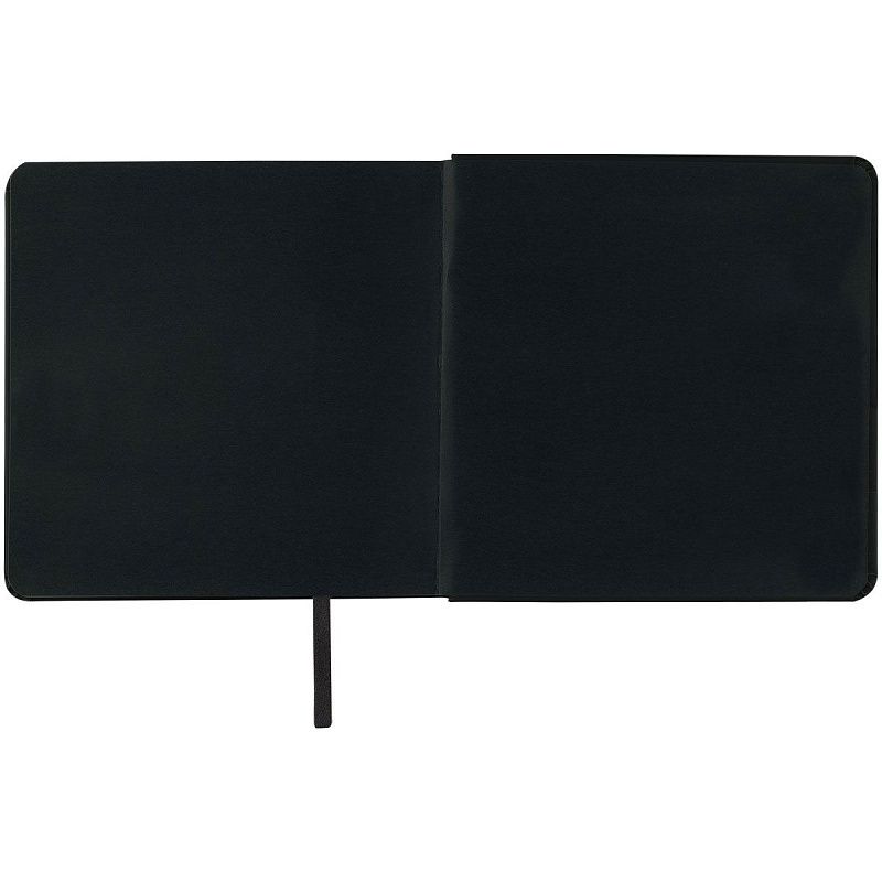 Скетчбук 80л., 150*150 Гамма "Студия", черный, твердая обложка, на резинке, черная, 140г/м2