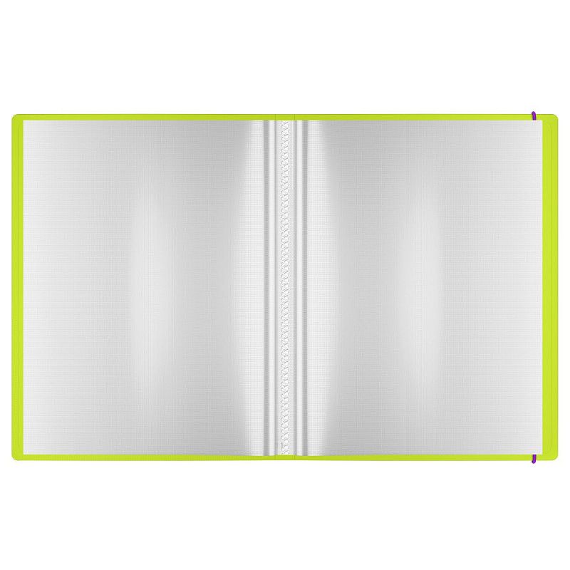 Папка с 60 вкладышами Berlingo "Raze" А4, 30мм, 600мкм, с внутр. карманом, голубая, софт-тач 