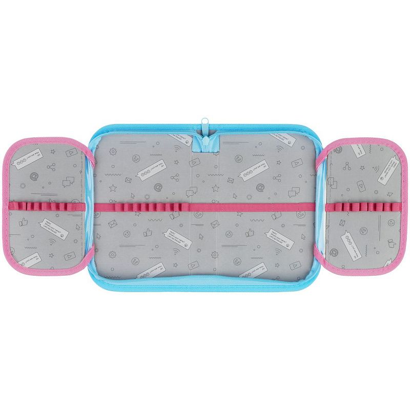 Пенал 1 отделение, 200*130 ArtSpace "Kitten", две откидные секции, ткань 