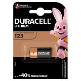 Батарейка Duracell CR123 3V литиевая, 1BL