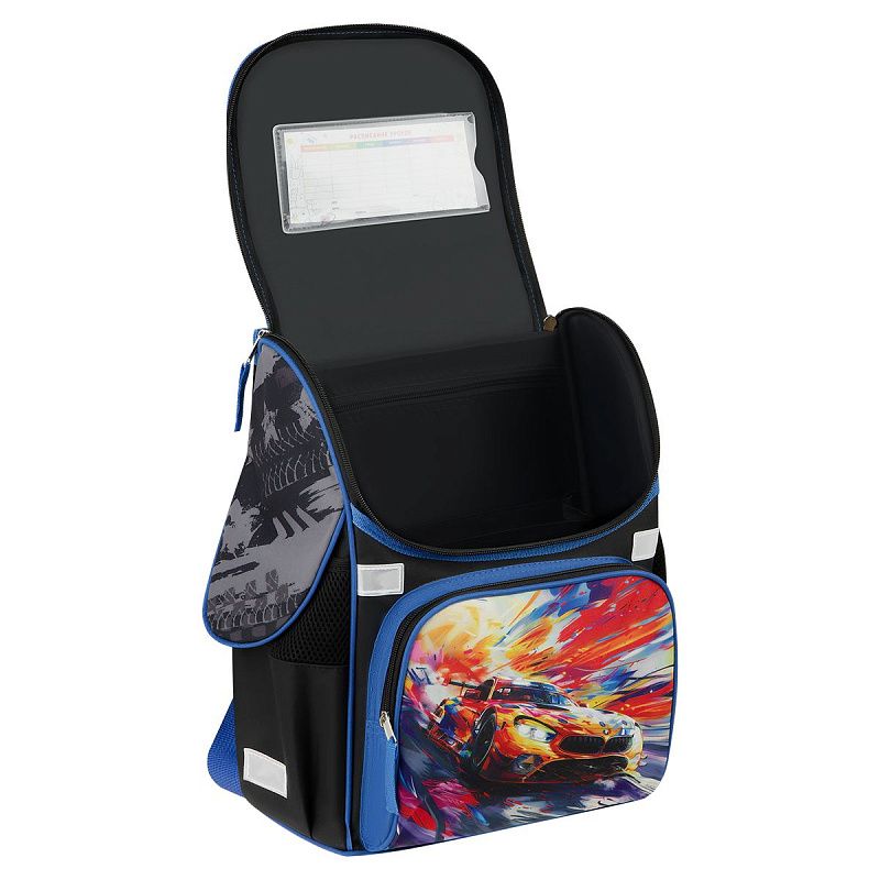 Ранец ArtSpace Junior "Speed" 37*28*21см, 1 отделение, 3 кармана, анатомическая спинка 