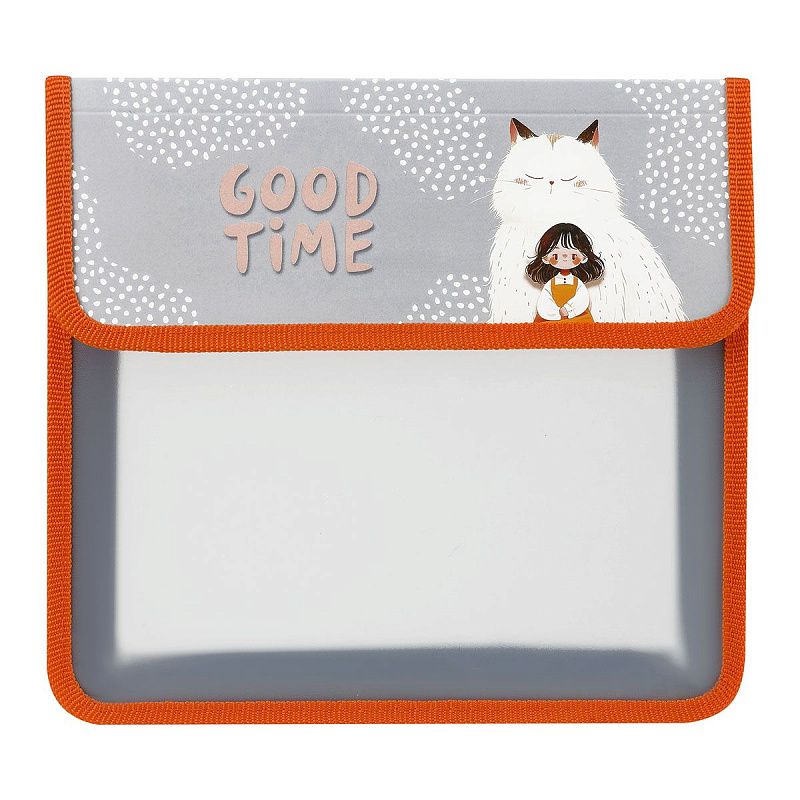 Папка для тетрадей 1 отделение, ArtSpace "Good time", А5, пластик, на липучке 
