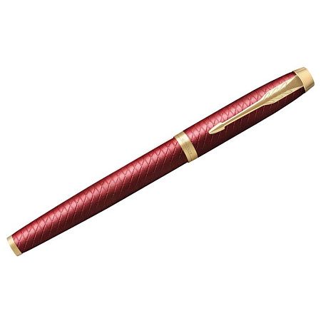 Ручка перьевая Parker "IM Premium Red GT" синяя, 0,8мм, подарочная упаковка 