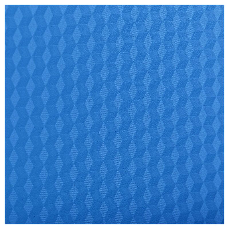 Папка на молнии СТАММ "Кристалл" А4, 500мкм, пластик, молния вокруг, синяя 