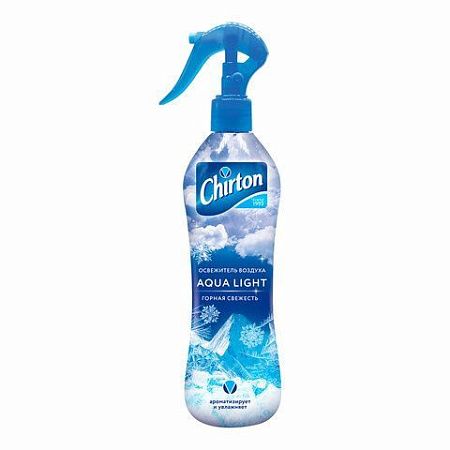 Освежитель воздуха эко-спрей 400 мл, CHIRTON (Чиртон) Aqua Light "Горная Свежесть", 4607145649000 