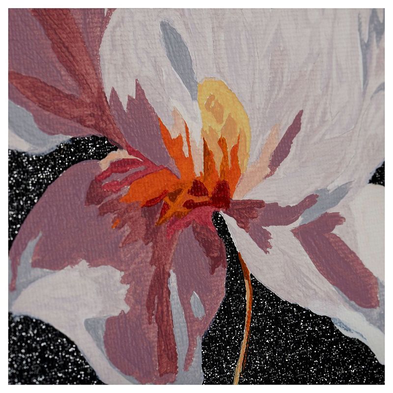 Картина по номерам на холсте с глиттером ТРИ СОВЫ "Натюрморт", 40*50, с акриловыми красками и кистями