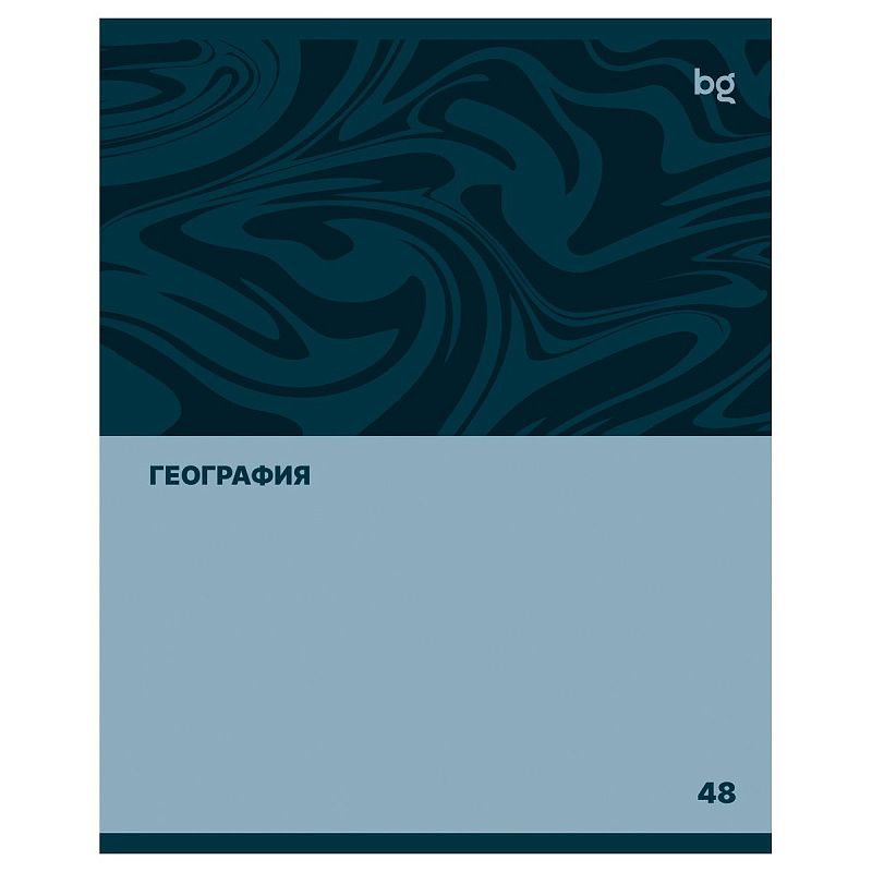 Тетрадь предметная 48л. BG "Single colour" - География, эконом