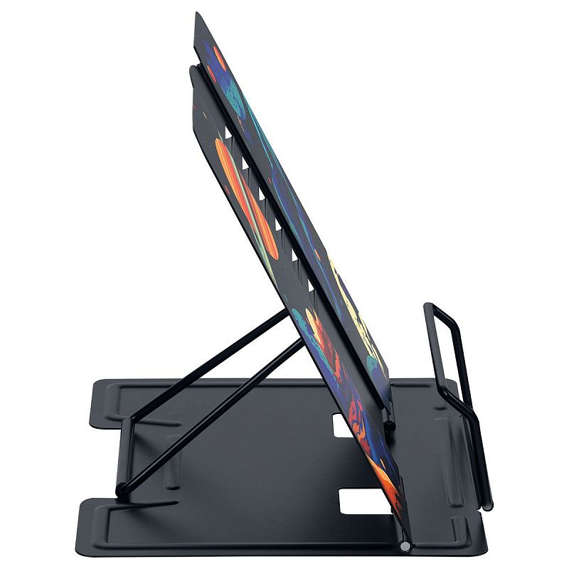 Подставка для книг СТАММ, металлическая, регулируемый угол наклона, "Космос" 