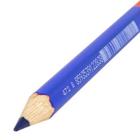 Карандаш двухцветный утолщённый KOH-I-NOOR, 1 шт., красно-синий, грифель 3,8 мм, картонная упаковка, 34230EG006KS 