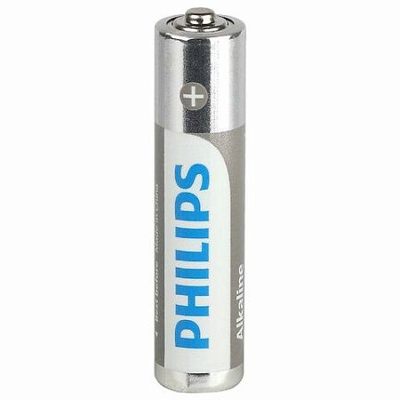 Батарейки алкалиновые КОМПЛЕКТ 2 шт. (отрывной блок) PHILIPS Entry, ААА (LR03,15 А) блистер, Б0064646