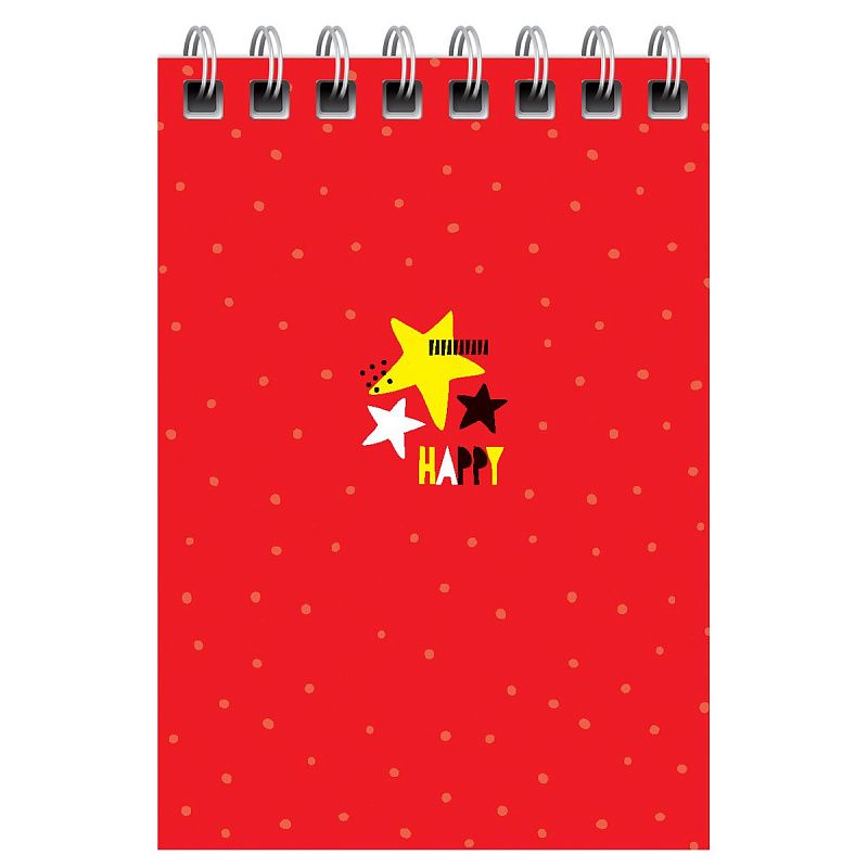 Блокнот А7 40л. на гребне BG "Моноколор. New style"