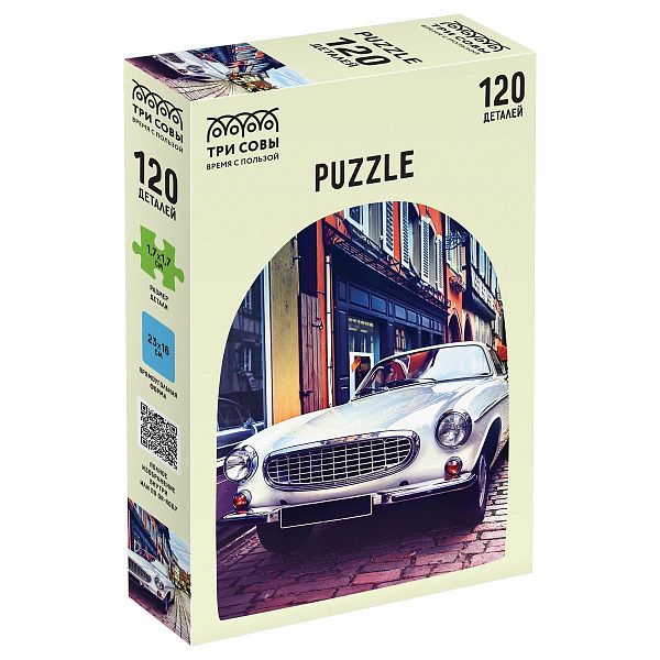 Пазл  120 эл. ТРИ СОВЫ "Улочки Европы"