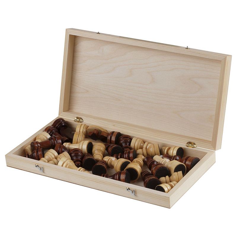 Шахматы ТРИ СОВЫ турнирные, деревянные с деревянной доской 40*40см