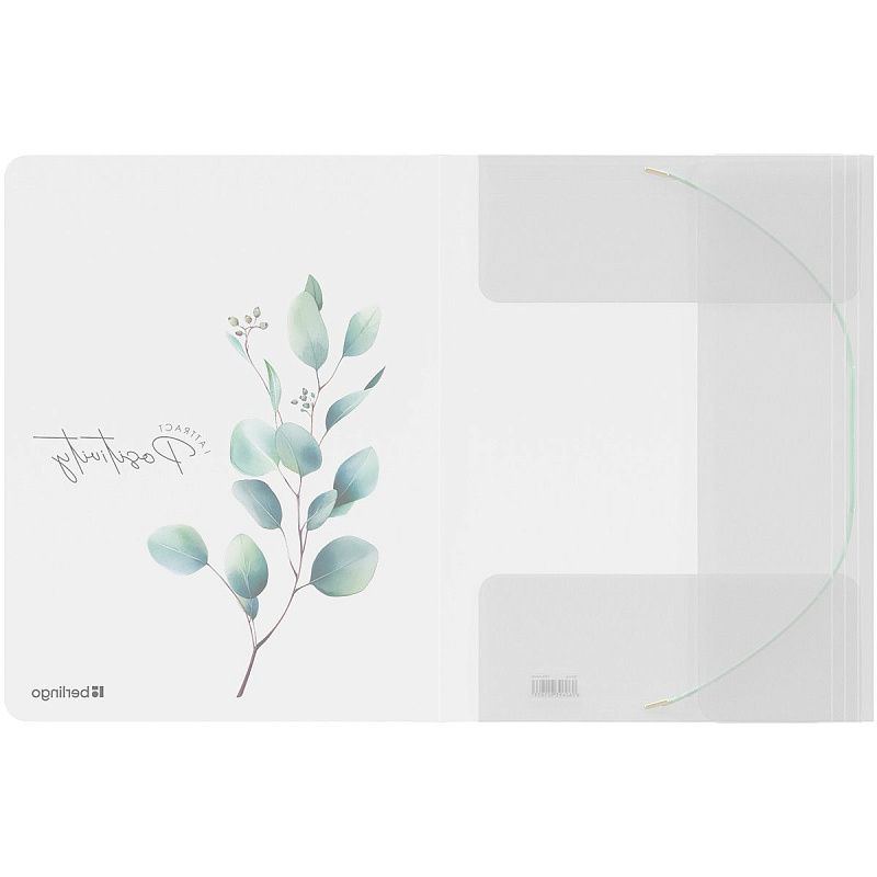 Папка на резинке Berlingo "Spring" А4, 600мкм, с рисунком 